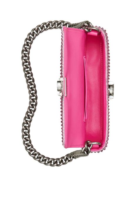 Borsa a spalla con cristalli in rosa - donna MARC JACOBS | H912M06RE22666